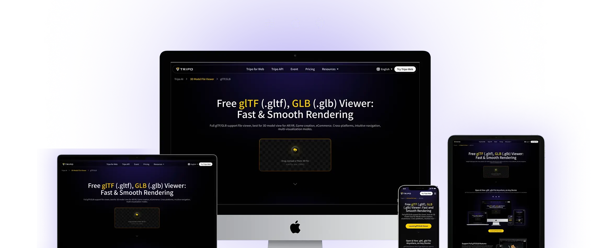 Open & View .gltf, .glb File Anywhere, on Any Device