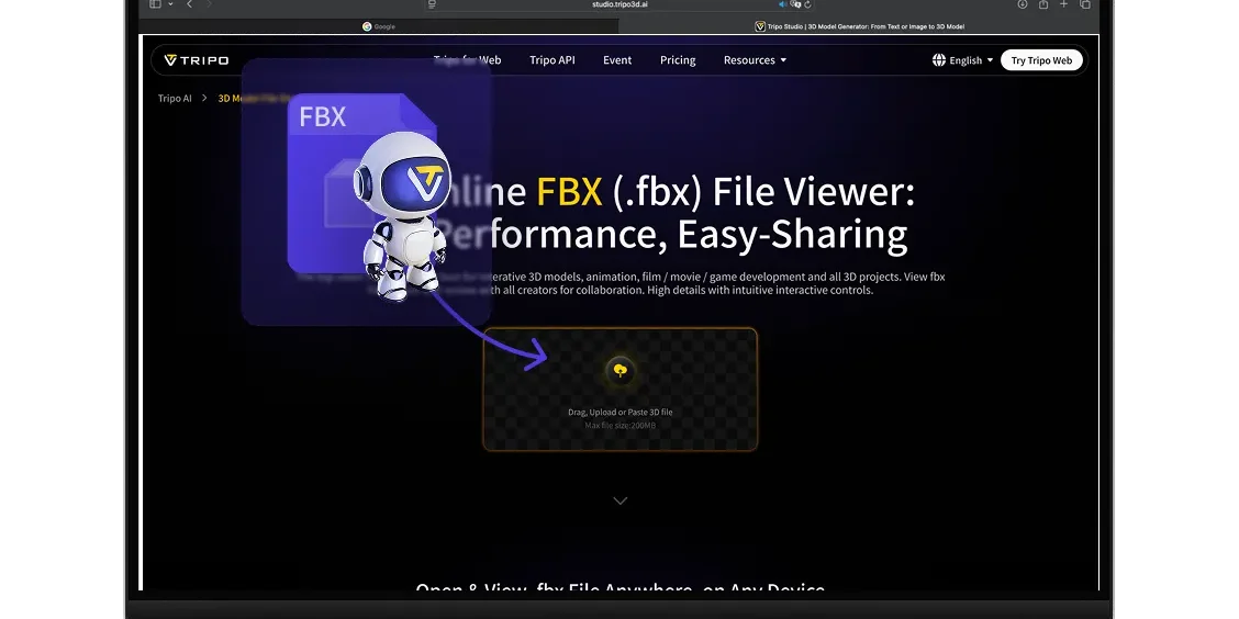 Lightweight FBX File Viewer: No Signup, No Installation Required