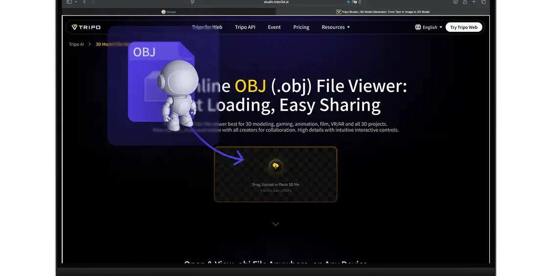 Lightweight OBJ File Viewer: No Signup, No Installation Required