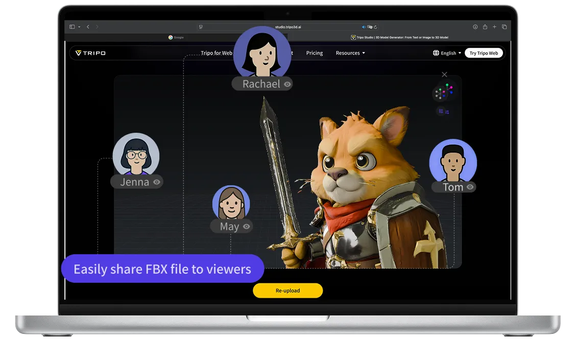 Share the FBX File View for Collaborations & Review