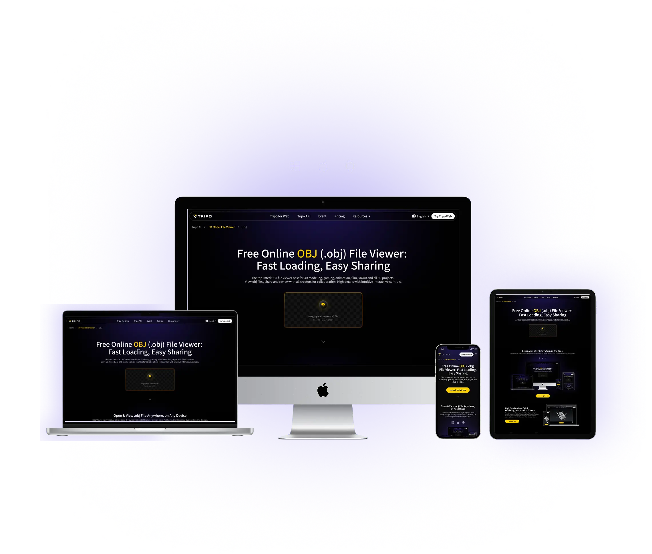 Open & View .obj File Anywhere, on Any Device