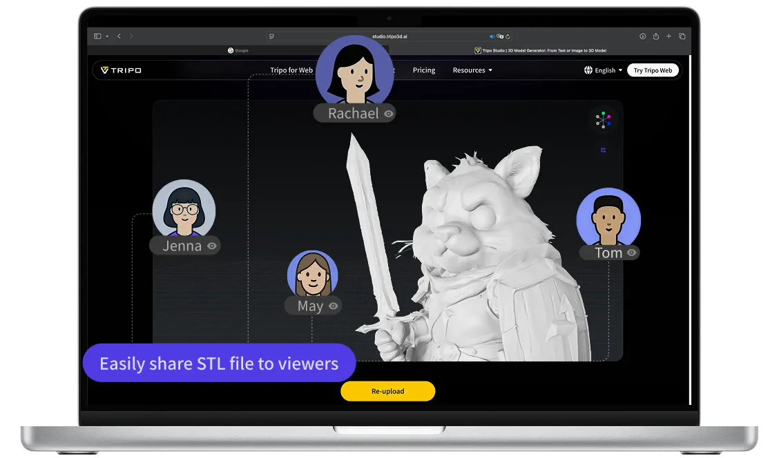 Share the STL File View for Collaborations & Review